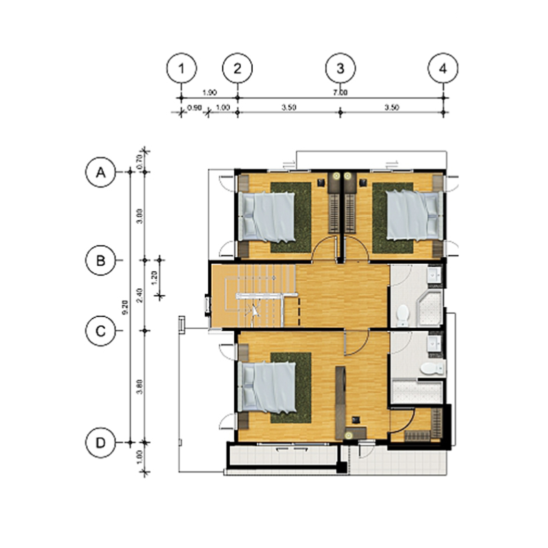 บ้านบุศบา ชั้น 2